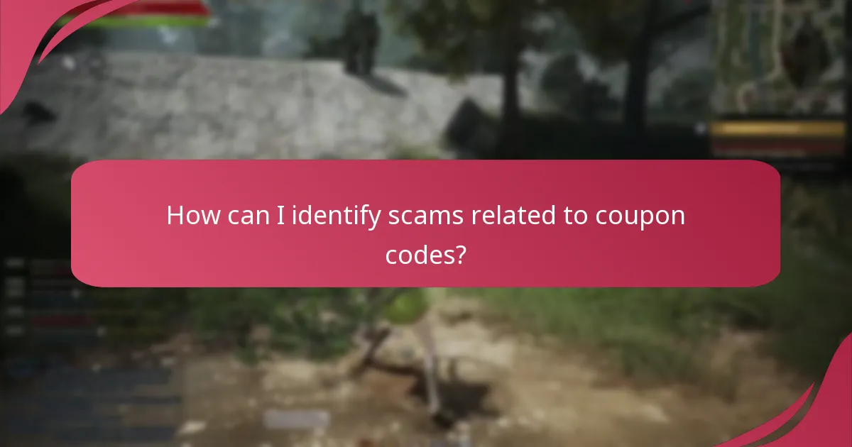 How can I identify scams related to coupon codes?