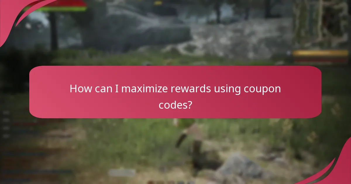 How can I maximize rewards using coupon codes?